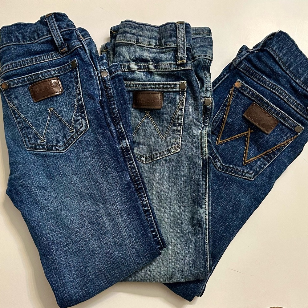 Wrangler Kids Jeans - Dark Blue, Light Blue